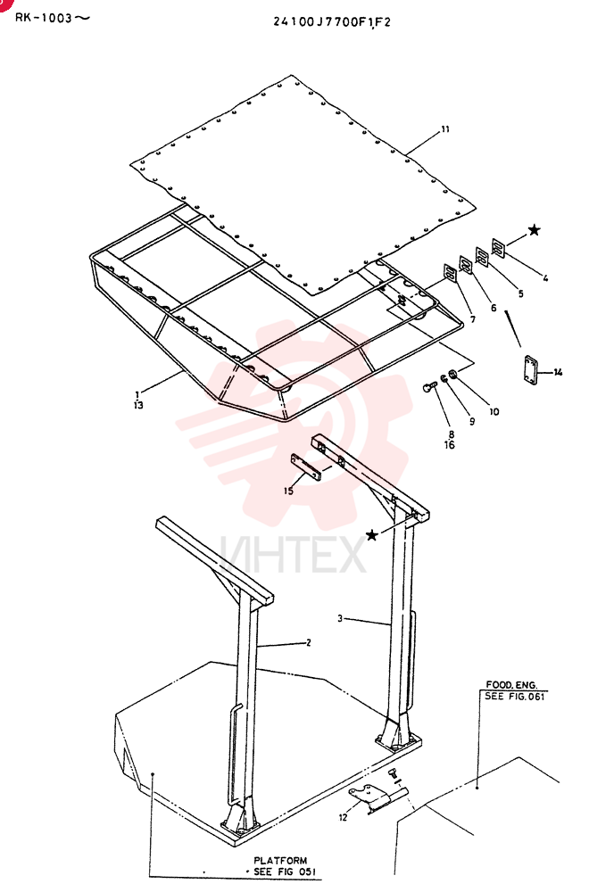 CANOPY GROUP, Serial Range: RK1003-RK1470