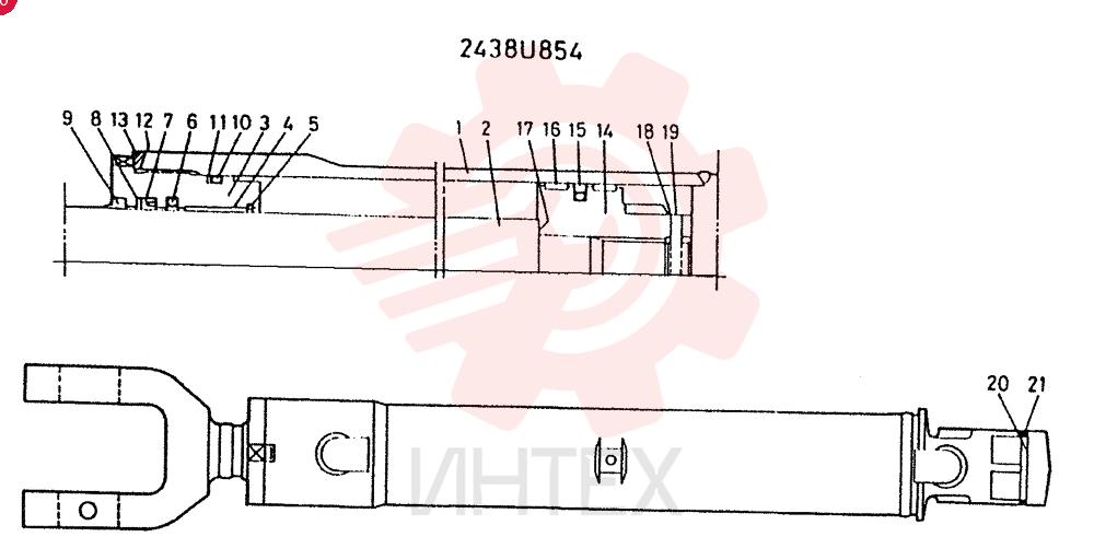 CYLINDER 2438U854