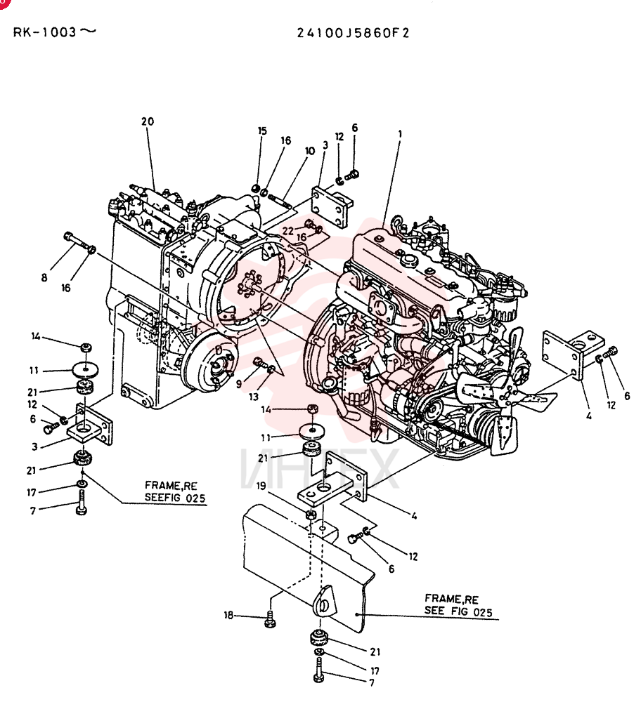 ENGINE-MISSION   GROUP 24100J5860F2