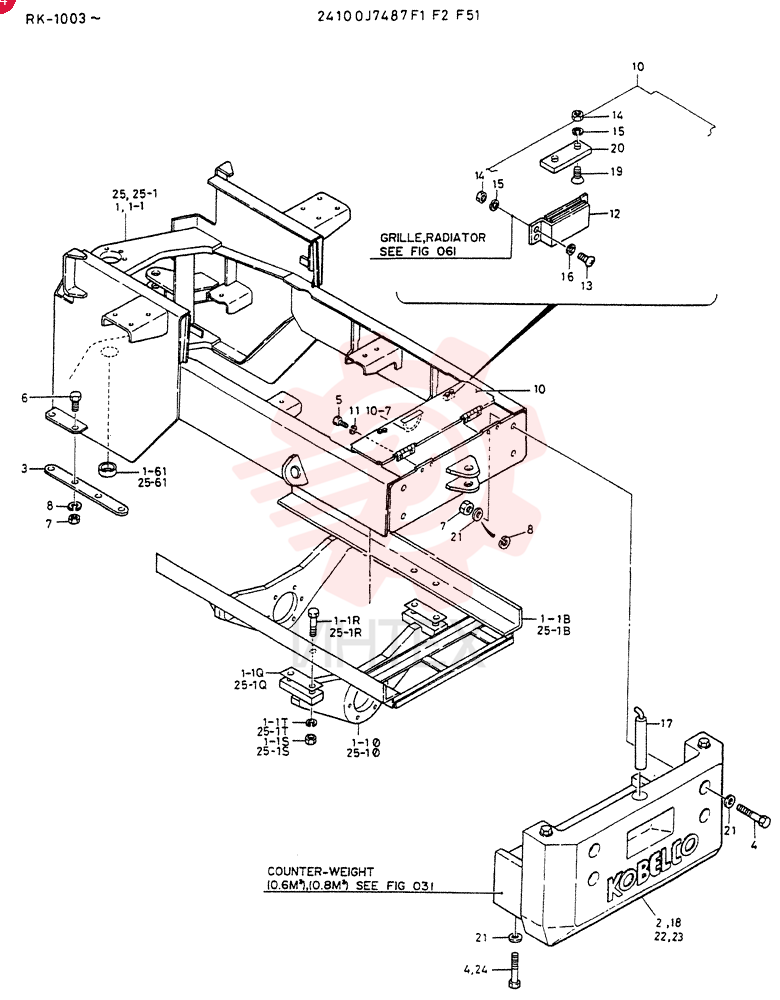 FRAME   GROUP, RE., Serial Range: RK.1003-RK.1237