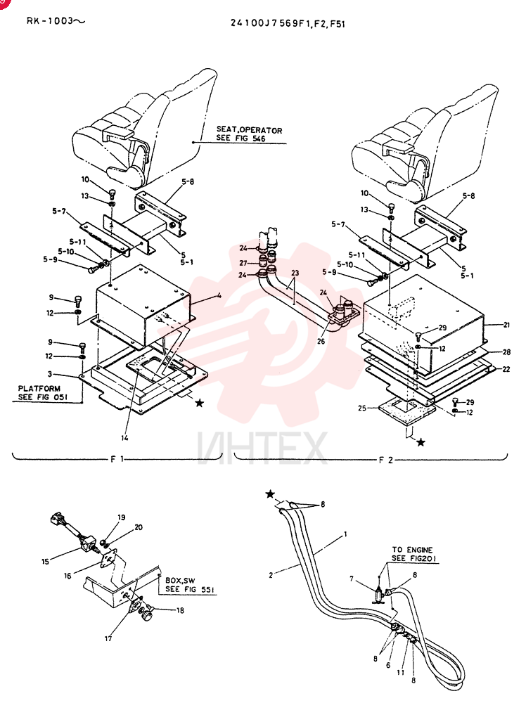 HEATER GROUP, Serial Range: RK1003-RK1299