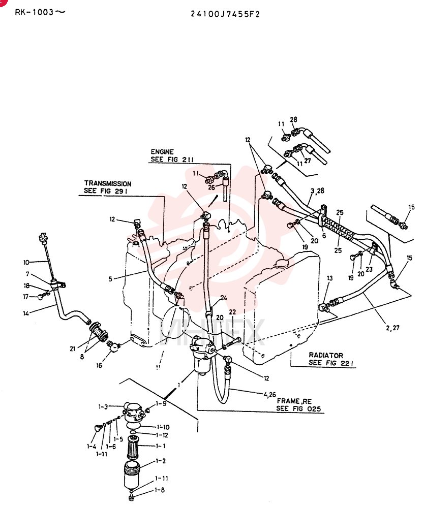 HYDR LINES, MISSION 24100J7455F2