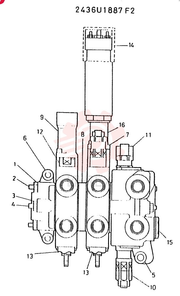 HYDRAULIC VALVE 2436U1887F2