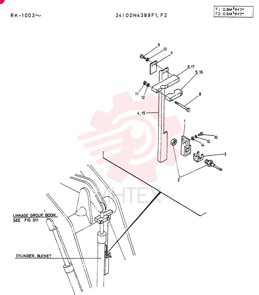 LEVER 24100N4389F1