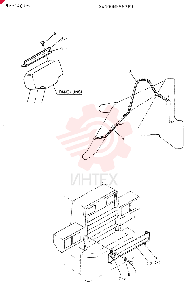 PACK, SNOW-PLOW 24100N5592F1