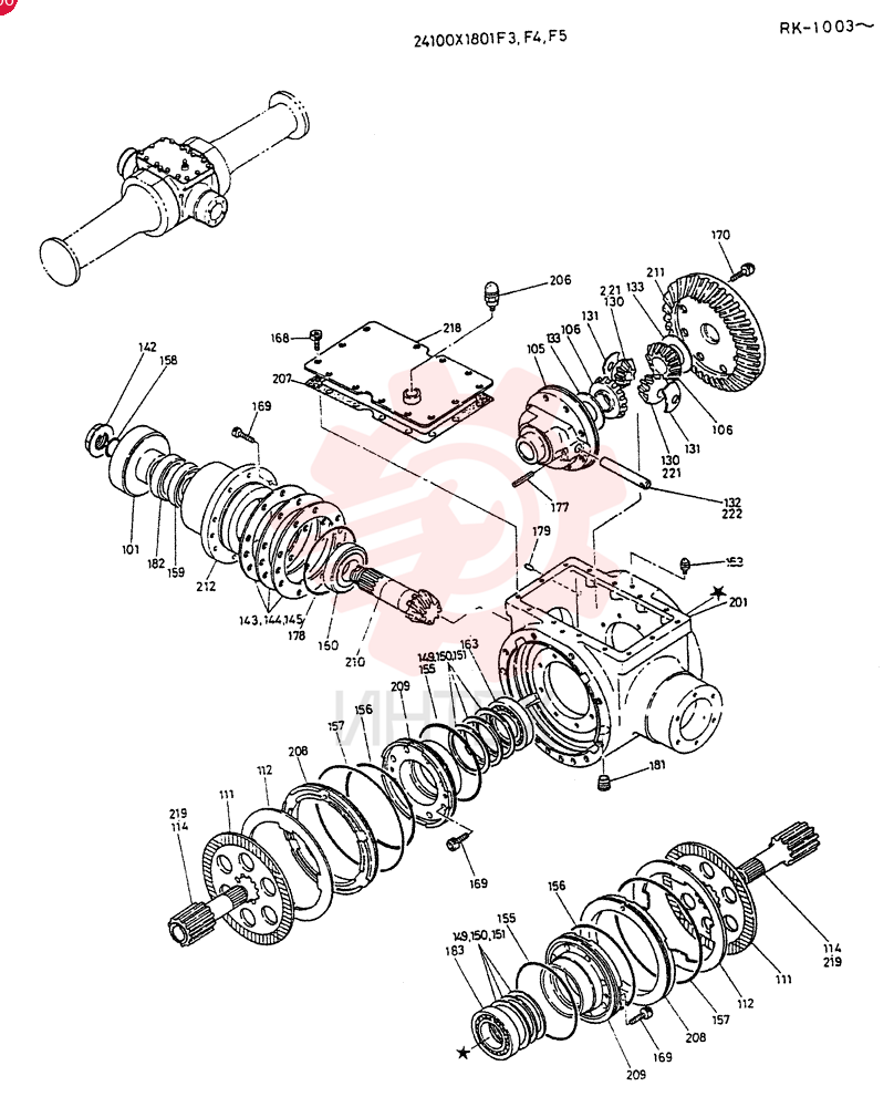 Схема (LK200) - WHEEL LOADER ASN RK1003 (1/03-12/03) 24100X1801F3 (3)