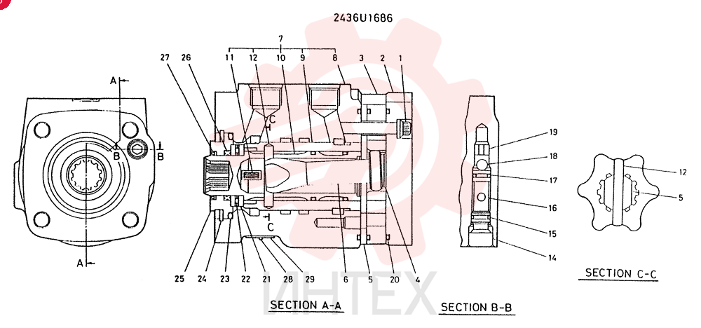 STEERING BOX 2436U1686