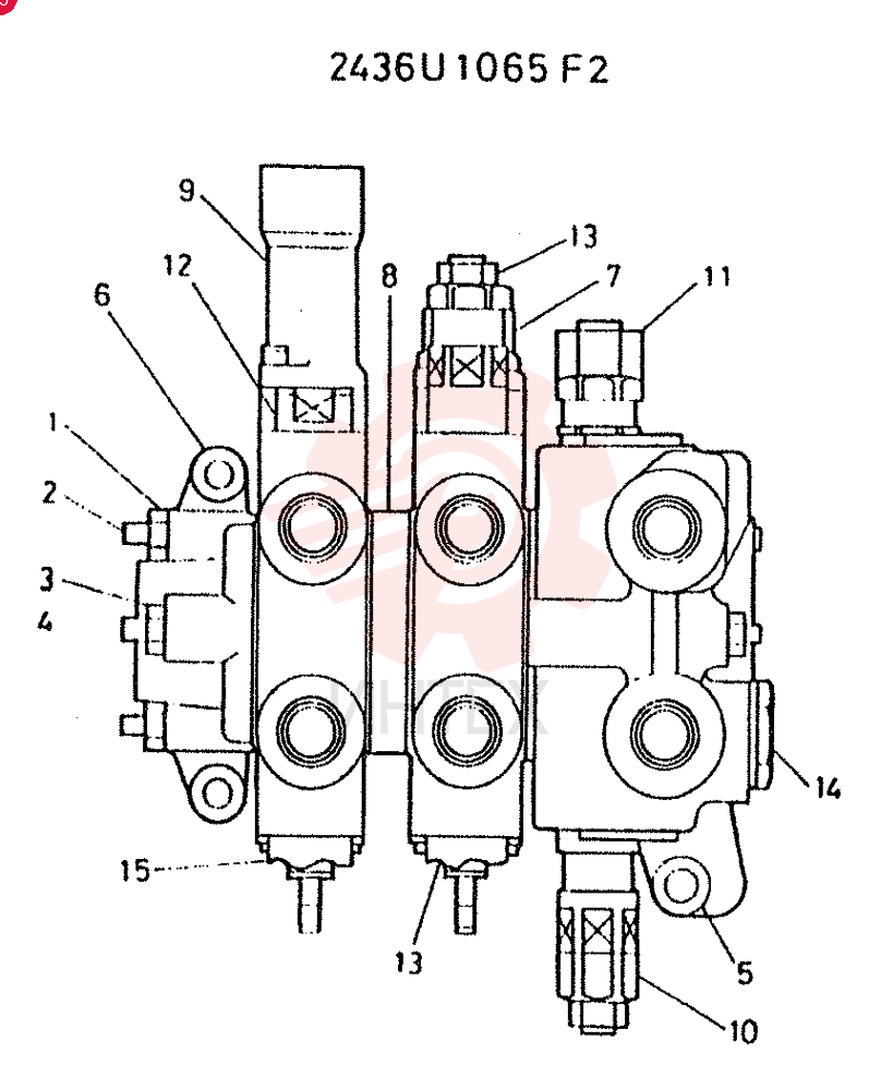 VALVE ASSY,CONTROL 2436U1065F2