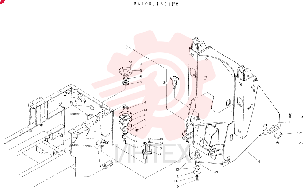 FRAME GROUP, FR. CONSISTS OF REF 1 TO 26