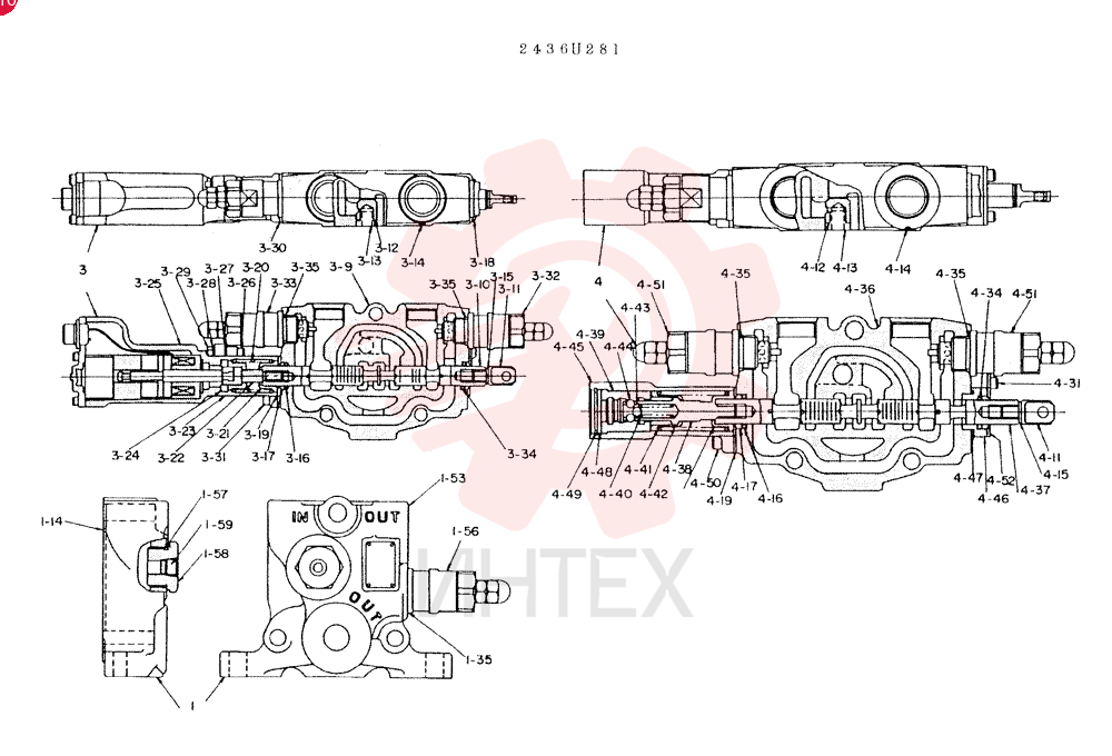 Схема (LK300) - WHEEL LOADER BTW RL1223 - RL2000 (1/03-12/03) 2436U281 (2)