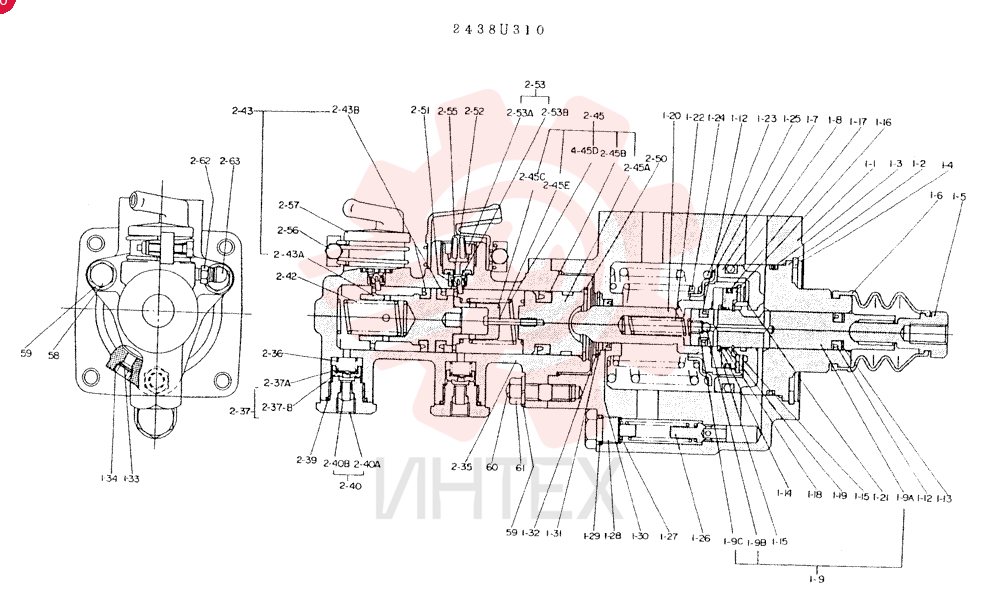 Схема (LK300) - WHEEL LOADER BTW RL1223 - RL2000 (1/03-12/03) 2438U310 (1)