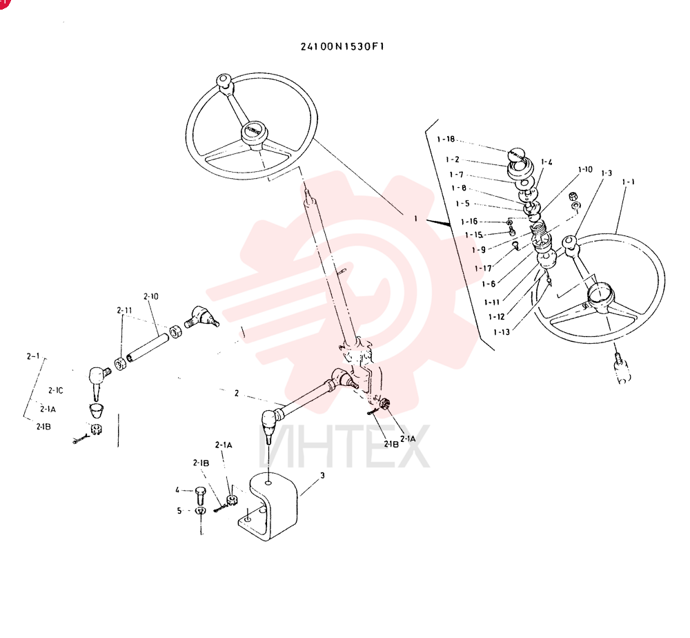 CONTROL GROUP,STEERING REF 1 TO 5