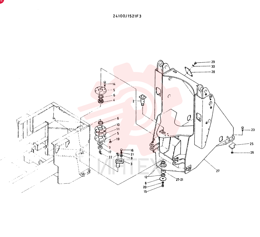 FRAME GROUP, FR. OF REF 2 TO 10 24100J1521F3 (1)