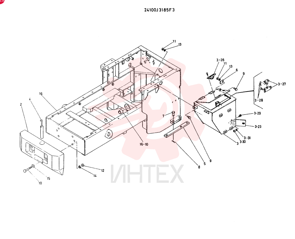 FRAME GROUP/ RE. CONSISTS OF REF 2 TO 16