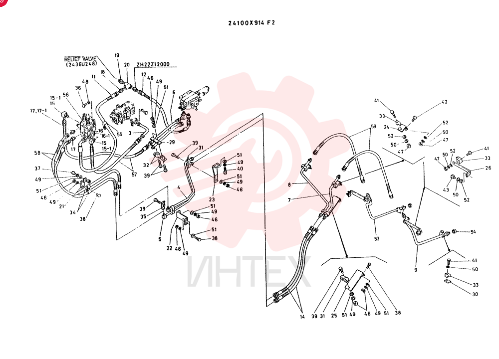 HYD TUBE 24100X914F2