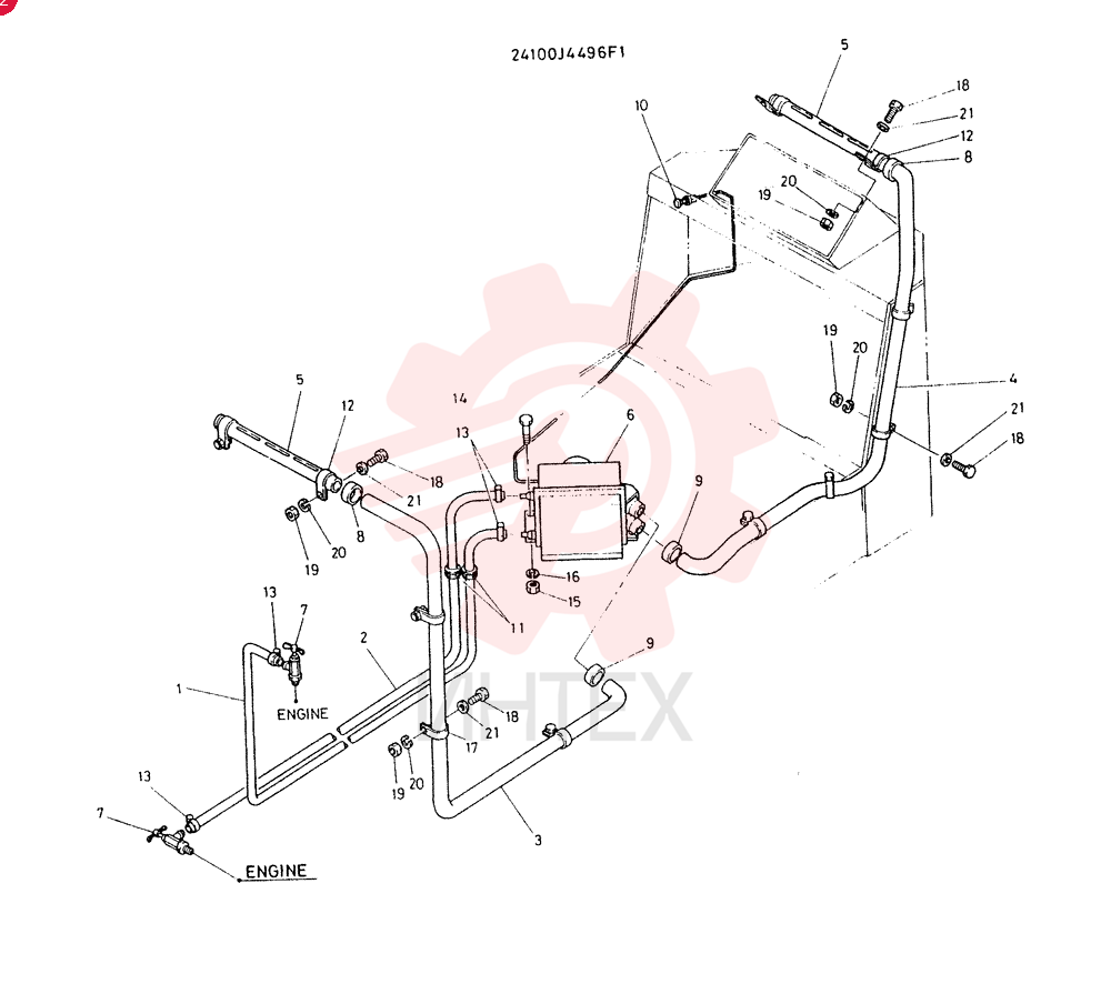 Схема (LK300A) - WHEEL LOADER ASN RL2001 (1/03-12/03) 24100J4496F1 (2)