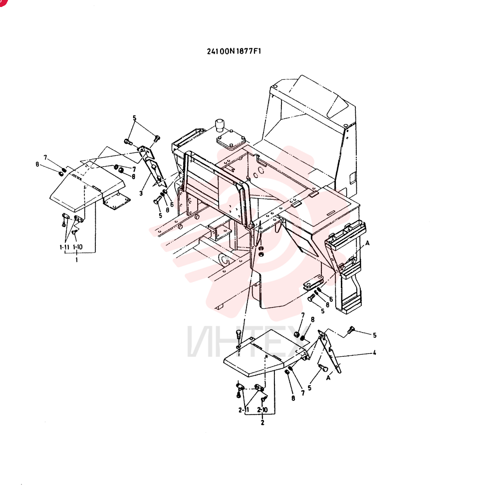 Схема (LK300A) - WHEEL LOADER ASN RL2001 (1/03-12/03) 24100N1877F1