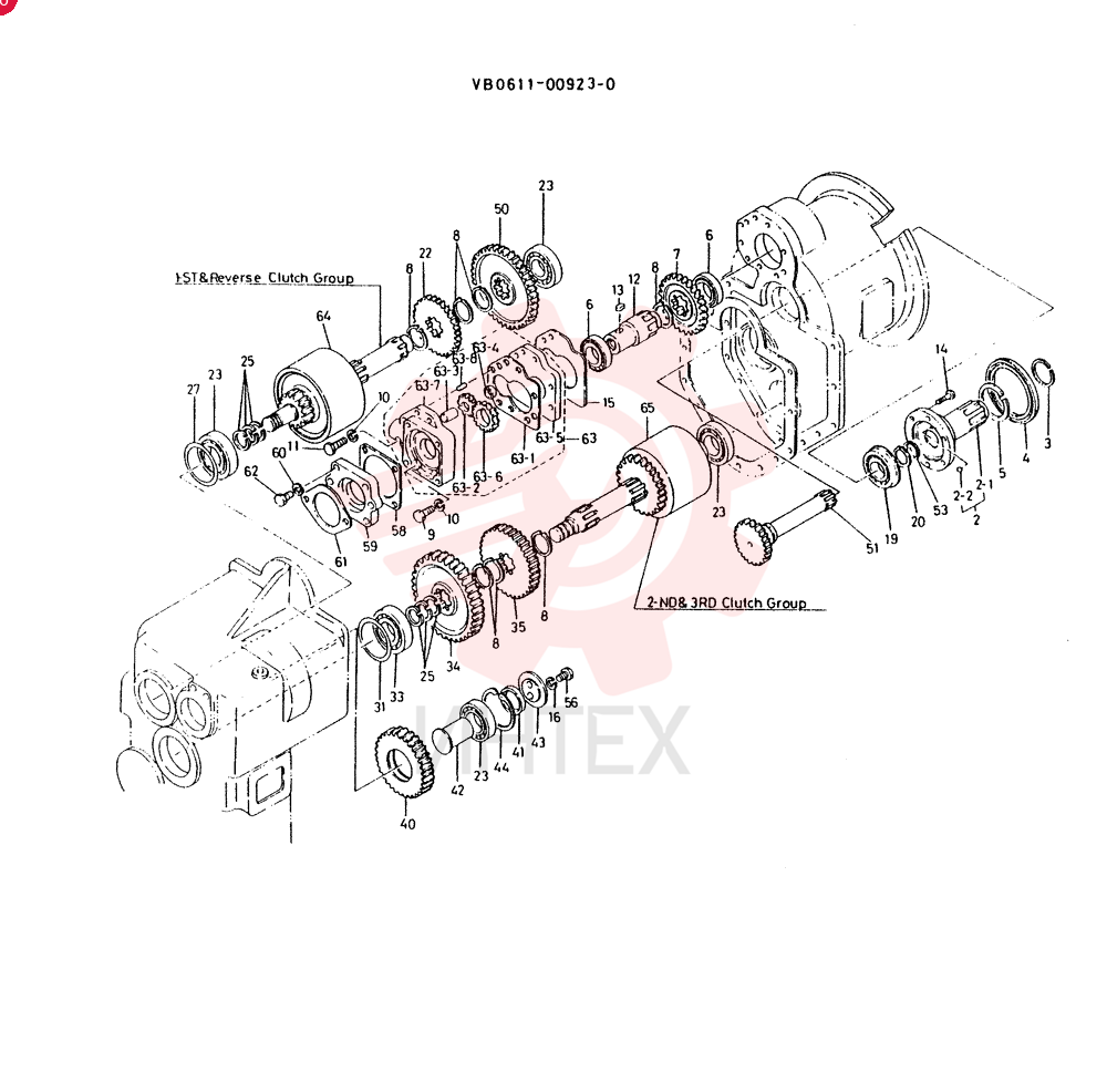 Схема (LK300A) - WHEEL LOADER ASN RL2001 (1/03-12/03) VB0611-00923-0