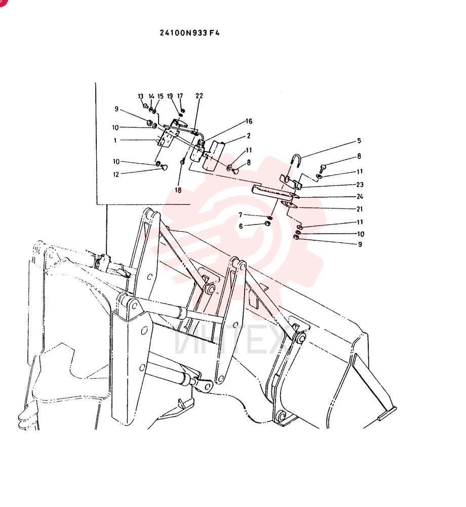 Схема (LK300A) - WHEEL LOADER ASN RL2001 (1/03-12/03) 24100N933F4