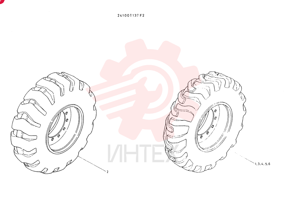TIRE REF 1 TO 6