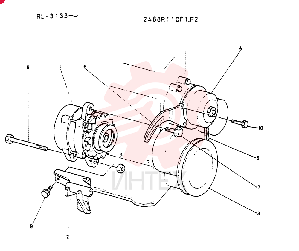 ALTERNATOR  GROUP, Serial Range: RL.3133-RL.3709
