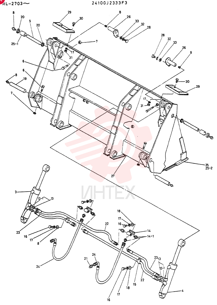 BUCKET ASSY 24100J2333F3
