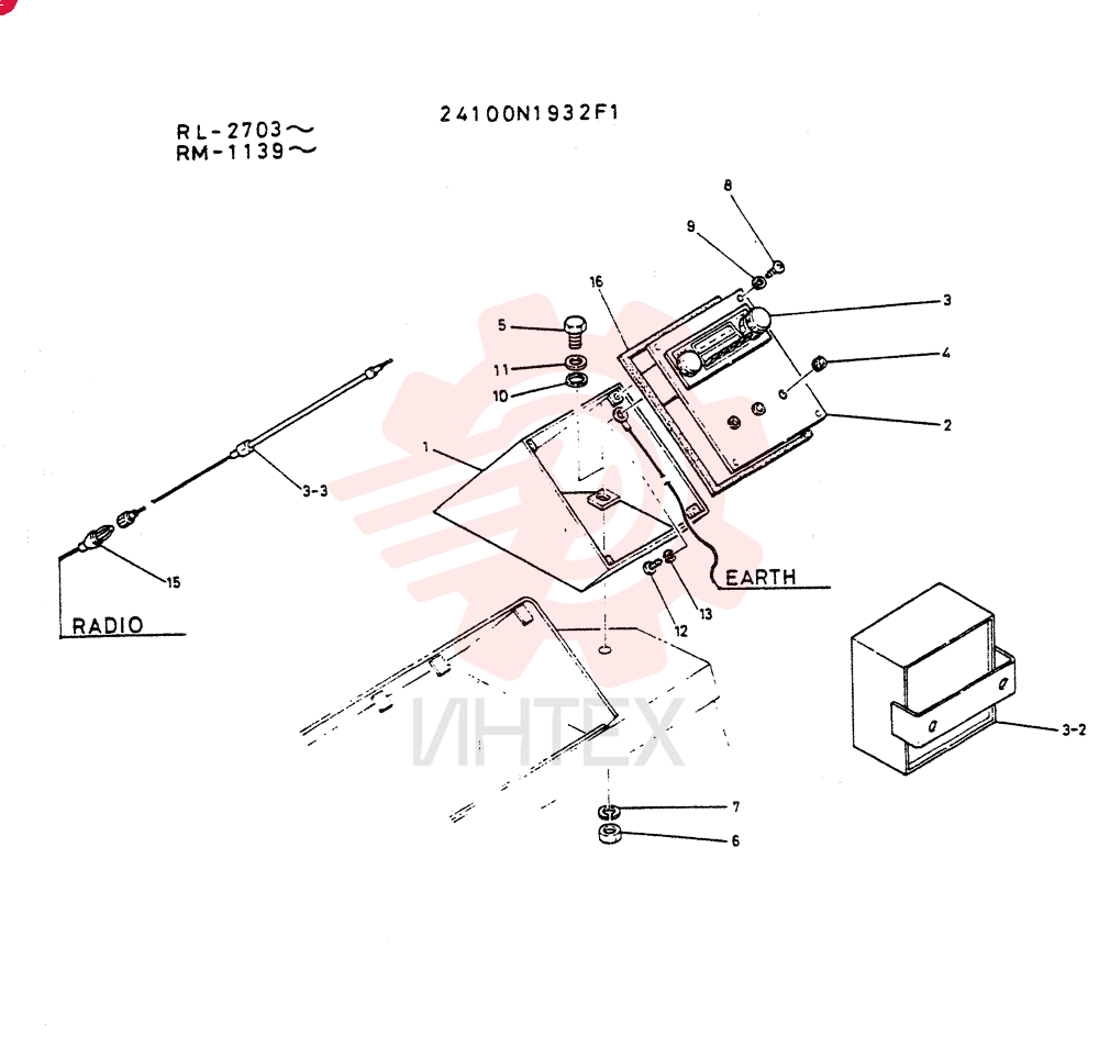 CAR-RADIO GROUP 24100N1932F1