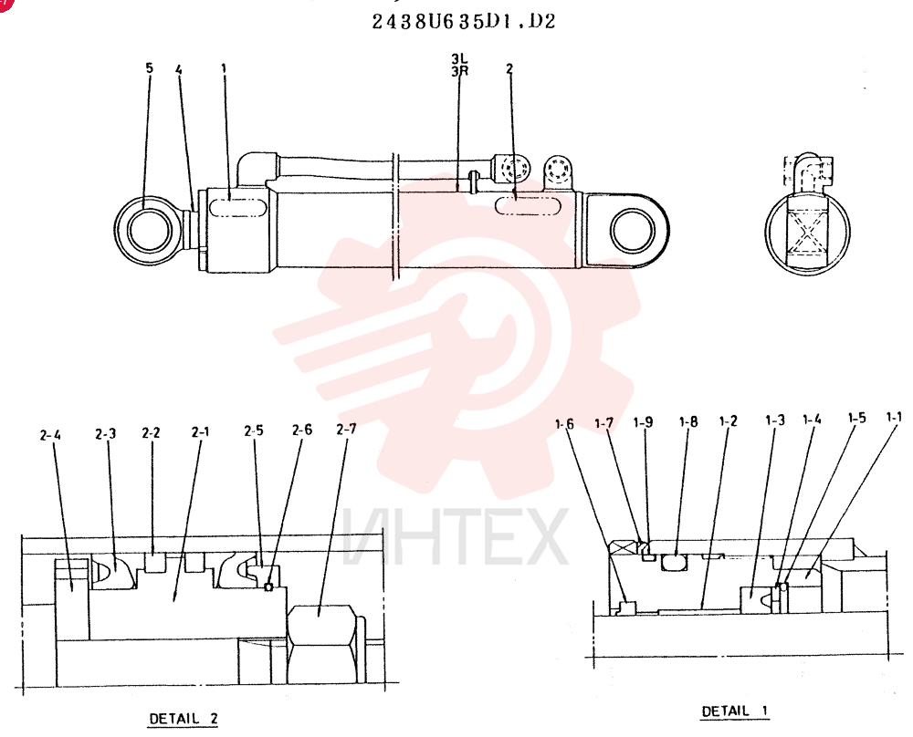 CYLINDER 2438U635D1