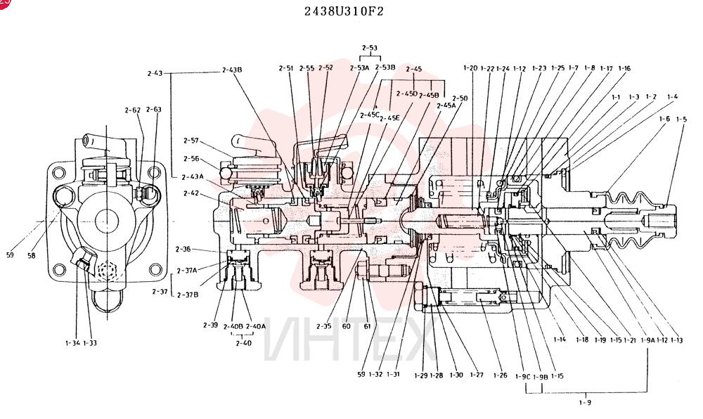 CYLINDER 2438U310F2
