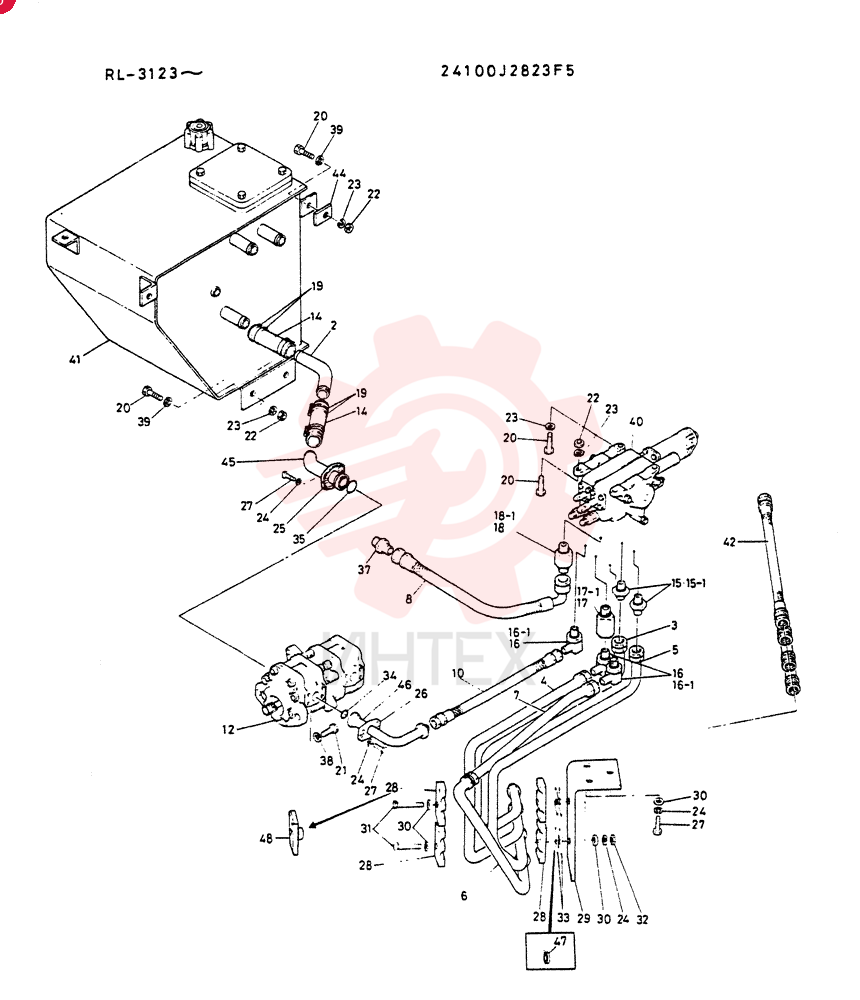 HYDR LINES, MAIN 24100J2823F5