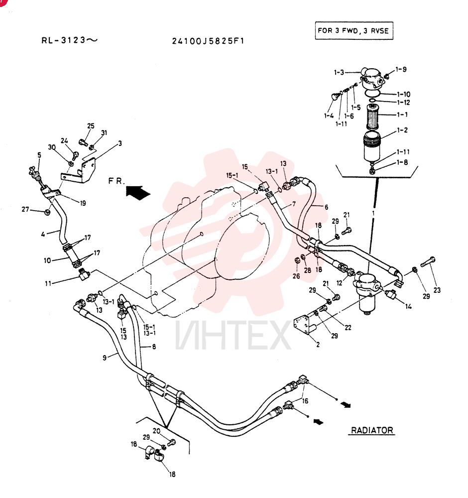 HYDR LINES, MISSION 24100J5825F1