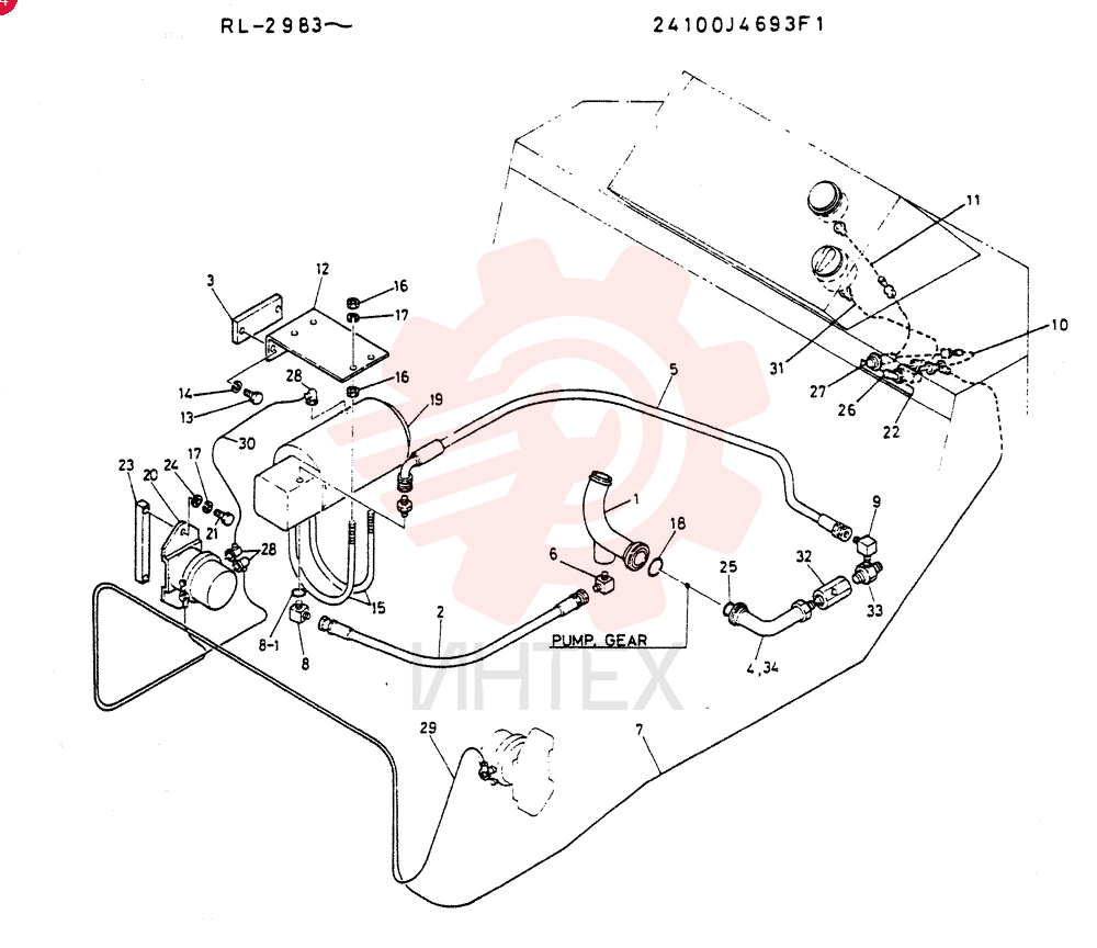 HYDRAULIC STEERING 24100J4693F1