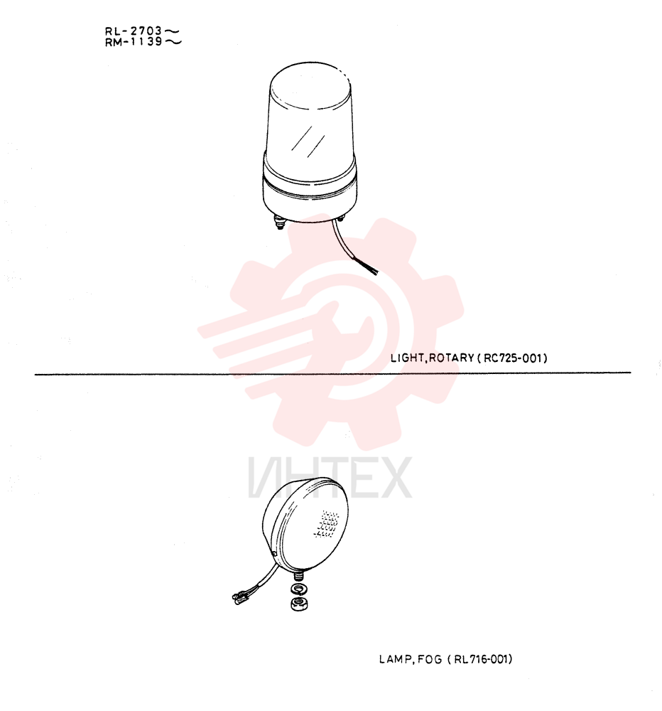 LIGHT, ROTARY RC725-001