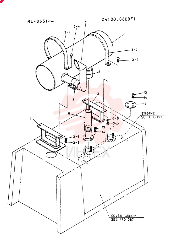 MUFFLER GROUP 24100J6809F1