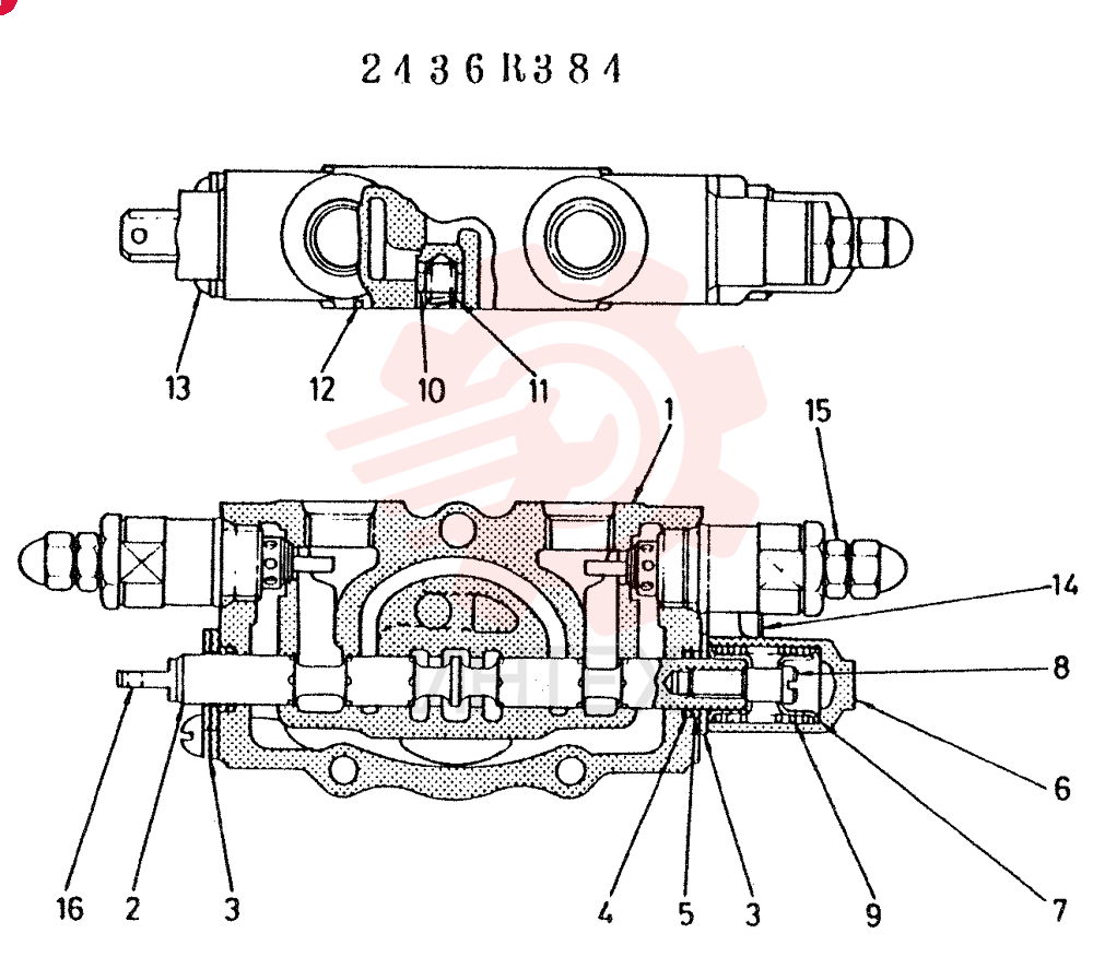 SECTION ASSY, SWING CONSISTS OFREF 1 TO 16