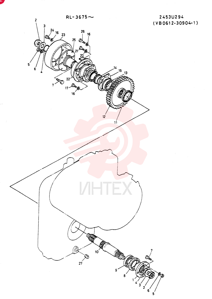 SHAFT   ASSY,   OUTPUT(VB0612-30904-1)
