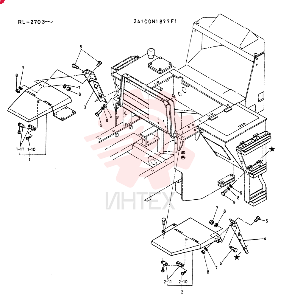 Схема (LK300A) - WHEEL LOADER ASN RL2703 (1/03-12/03) 24100N1877F1