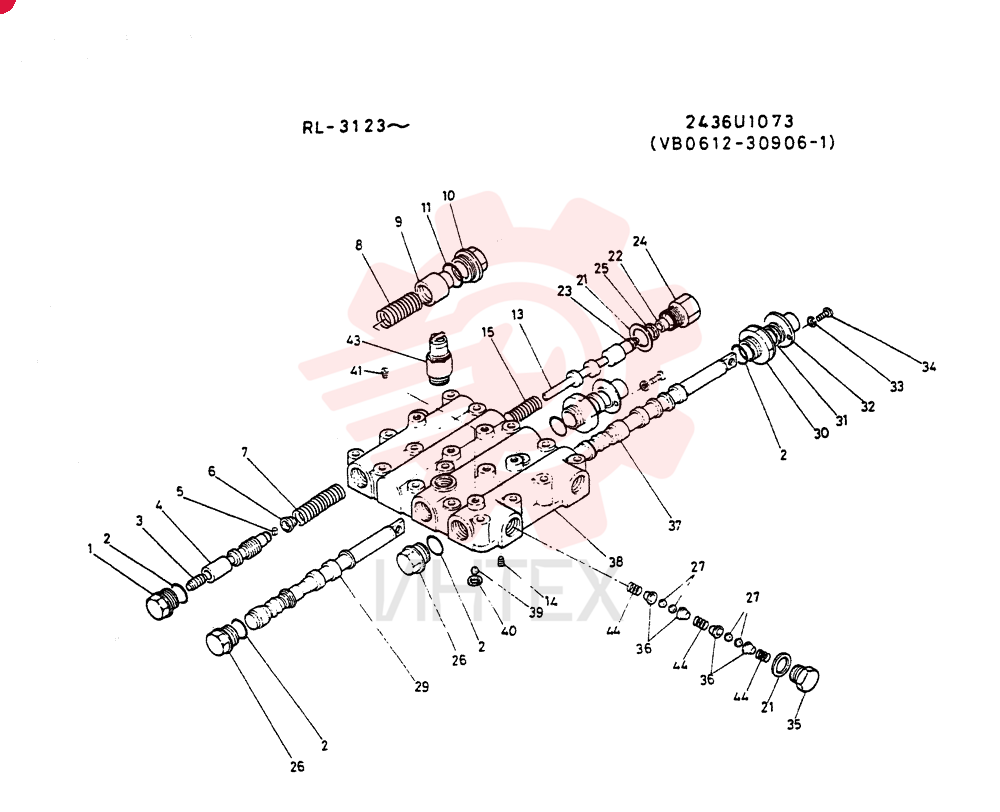 Схема (LK300A) - WHEEL LOADER ASN RL2703 (1/03-12/03) 2436U1073