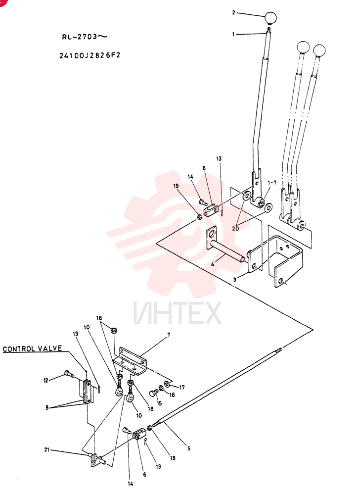Схема (LK300A) - WHEEL LOADER ASN RL2703 (1/03-12/03) 24100J2826F2