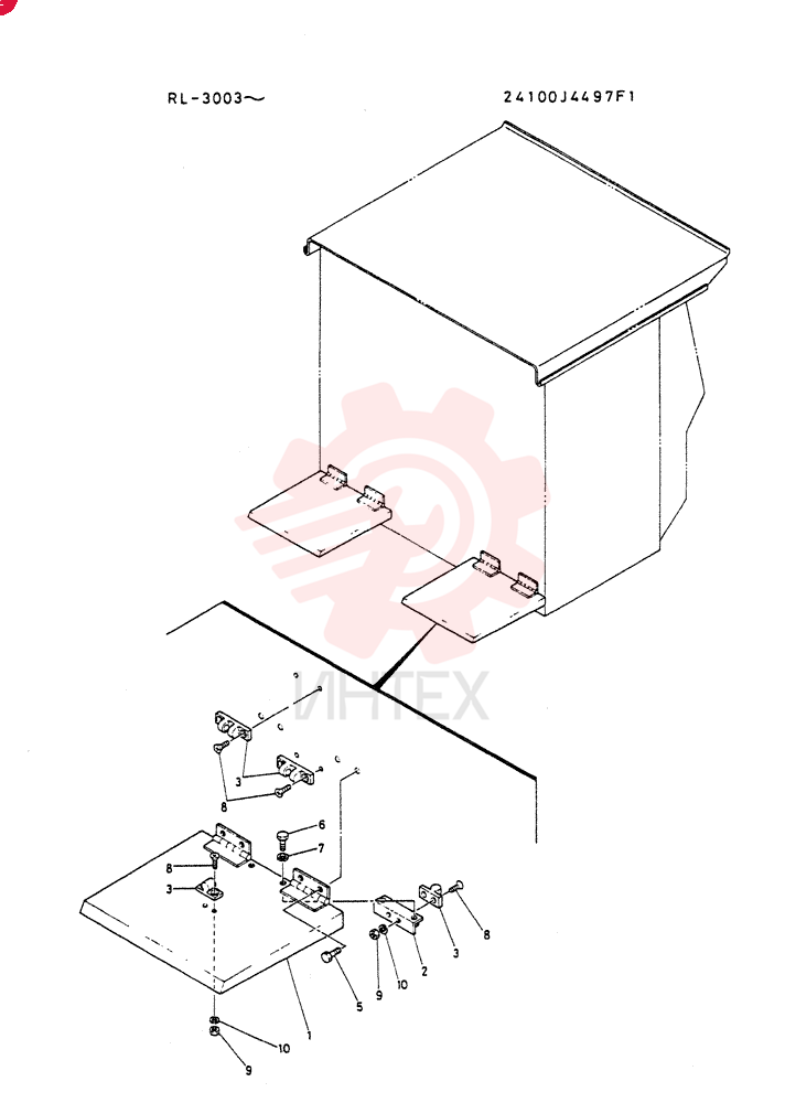 Схема (LK300A) - WHEEL LOADER ASN RL2703 (1/03-12/03) 24100J4497F1