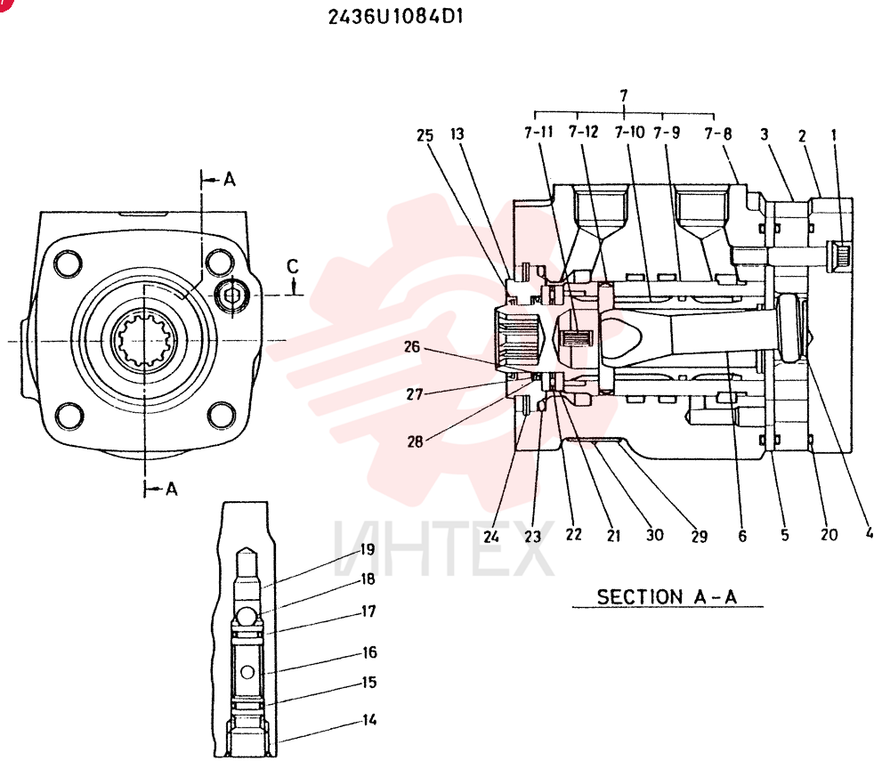 STEERING BOX 2436U1084D1