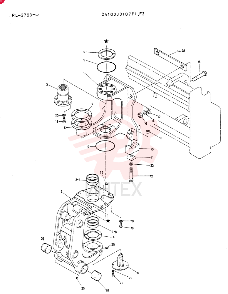 SWING   ASSY  RL., Serial Range: 2703-RL.3232