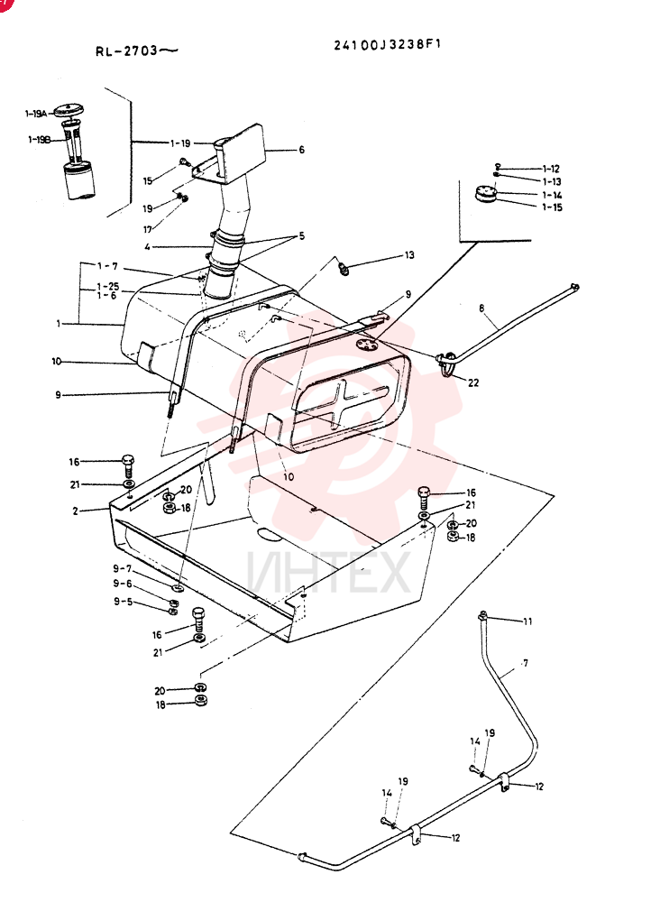 TANK ASSY, FUEL 24100J3238F1