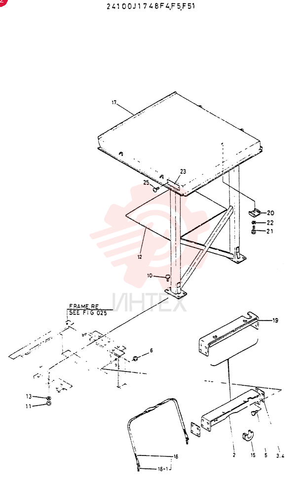 CANOPY GROUP,  ROPS, Serial Range: RA.1O03--1006