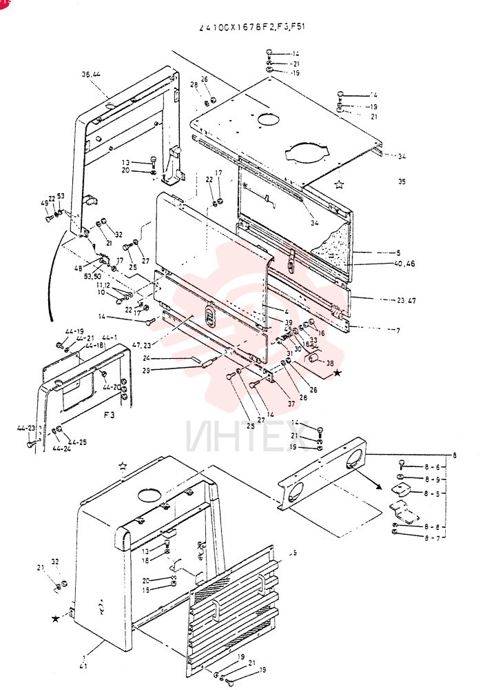 COVER   GROUP, SIDE, Serial Range: RA.1003--1258