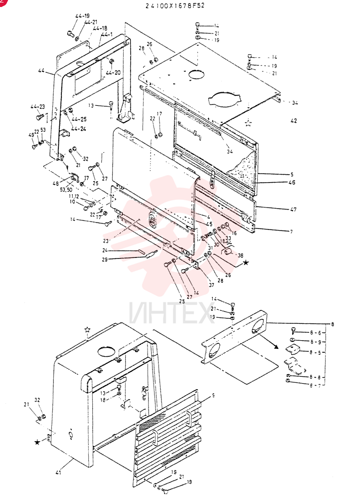 COVER  GROUP,SIDE 24100X1678F62