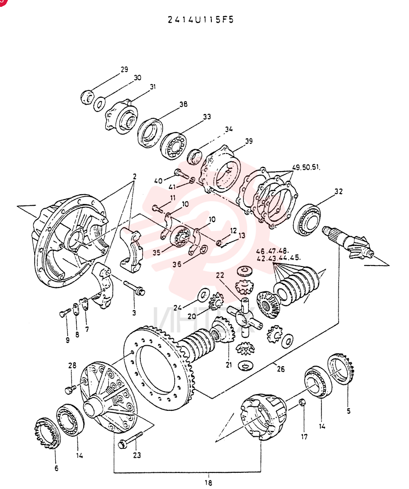 DIFFERENTIAL 2414U115F5
