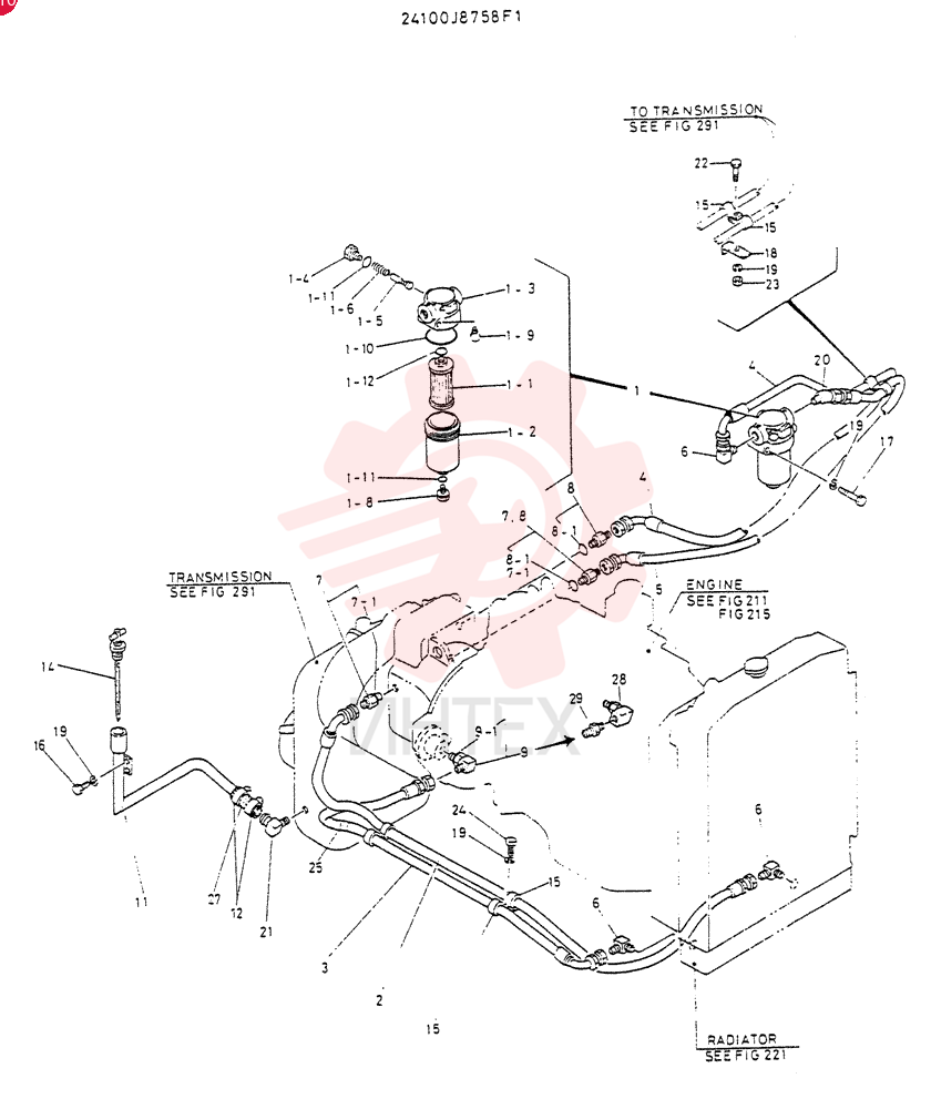HYDR LINES, MISSION 24100J8758F1