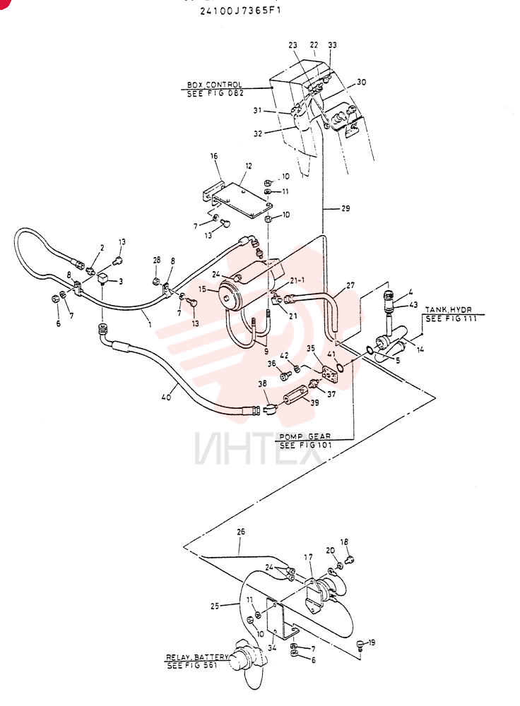 HYDRAULIC STEERING 24100J7365F1