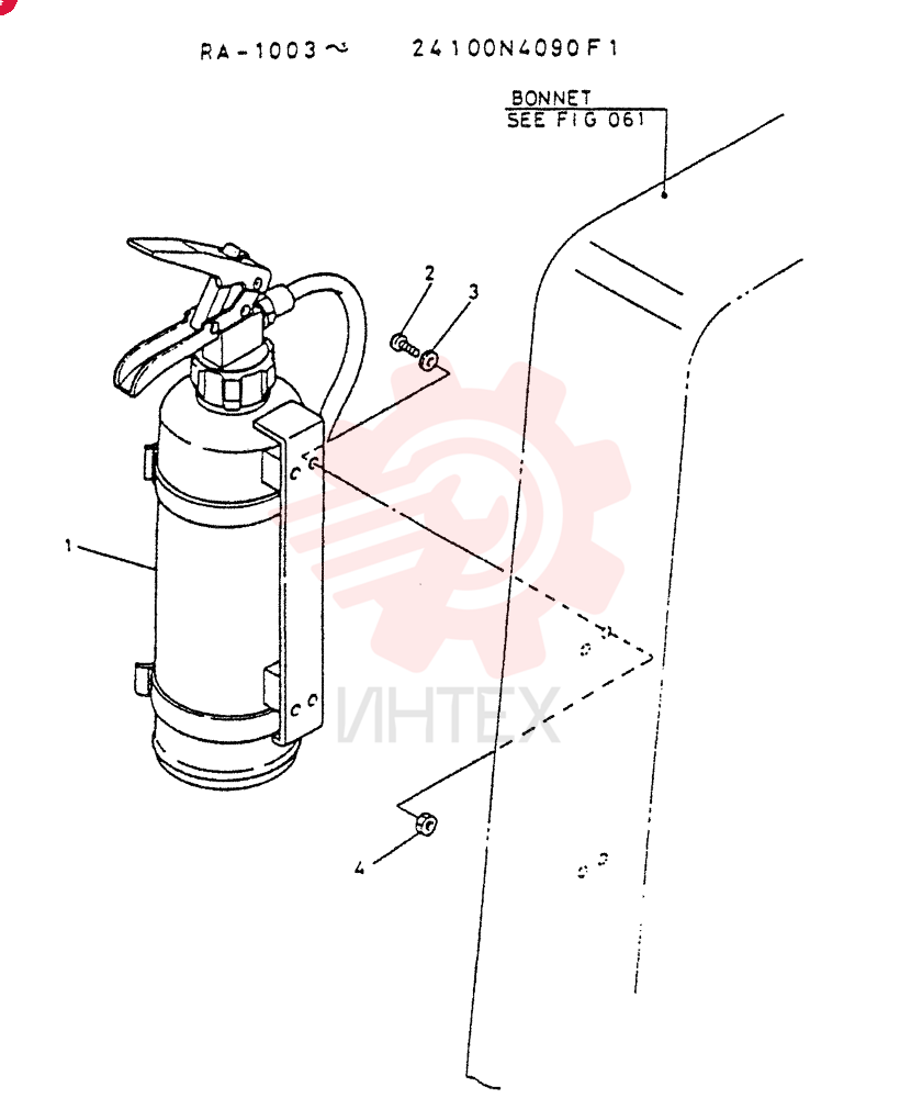 INSTAL, EXTINGUISHER 24100N4090F1